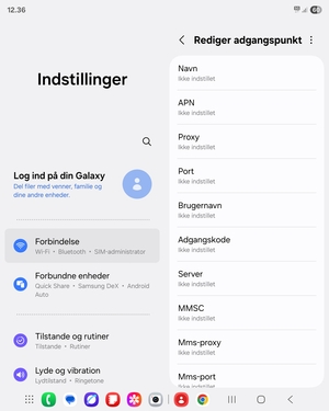 Indtast MMS-oplysninger