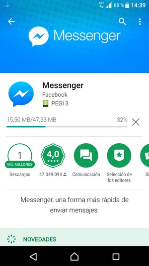 Espere a que el proceso de instalación finalice