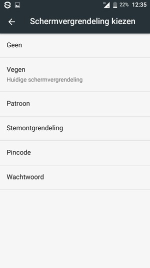 Selecteer Patroon