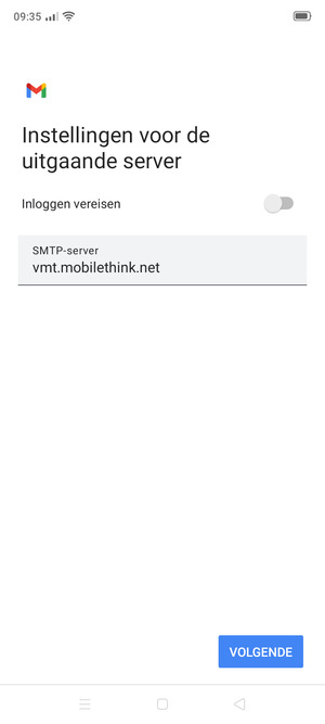 Schakel Inloggen vereisen uit en selecteer VOLGENDE
