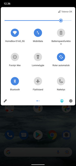 Slå Wi-Fi og Bluetooth fra
