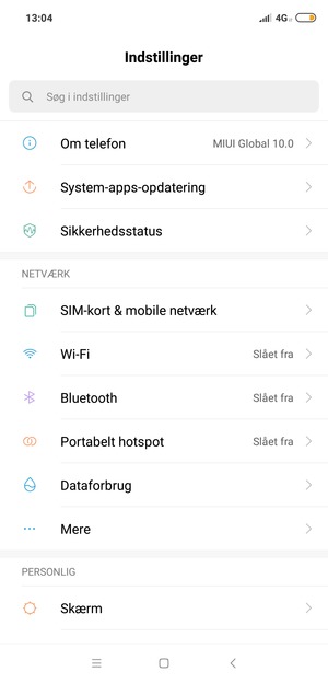Vælg Portabelt hotspot