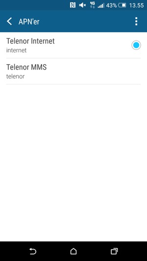 Vælg Menu-knappen