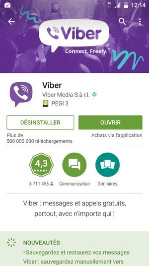 Sélectionnez OUVRIR