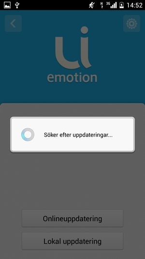 Vänta på att sökningen avslutas