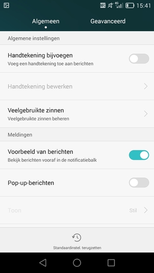 Selecteer Geavanceerd