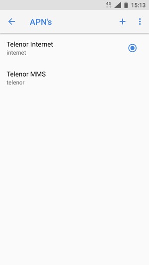 Selecteer de Menu-knop