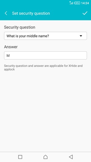 Enter the answer and select OK