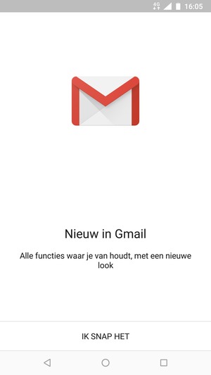 Selecteer IK SNAP HET