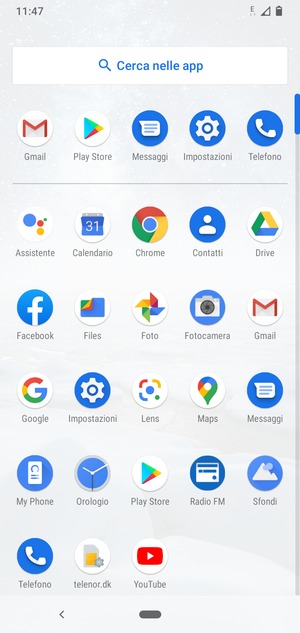 Seleziona Impostazioni