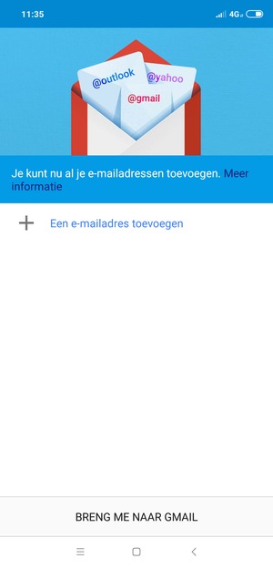 Selecteer Een e-mailadres toevoegen