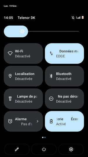Activer le Économiseur de batterie
