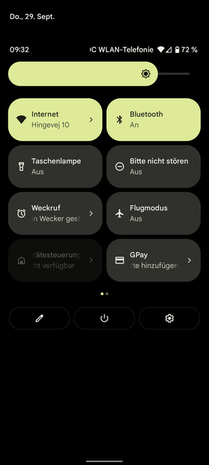 Wählen Sie Internet