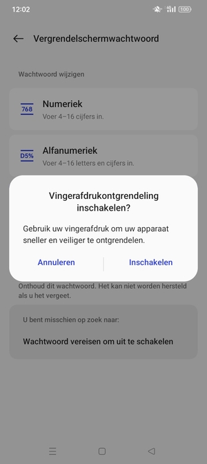 Selecteer uw voorkeursoptie