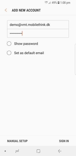 Enter your Email address and Password. Select SIGN IN