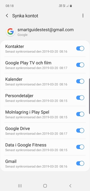 Tryck på Meny-knappen