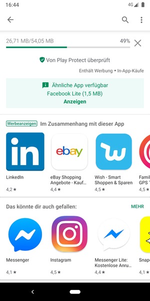 Warten Sie, bis der Installationsprozess  beendet ist