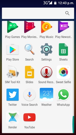Scroll to and select Settings