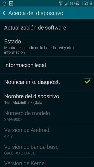 Seleccione Actualización de software