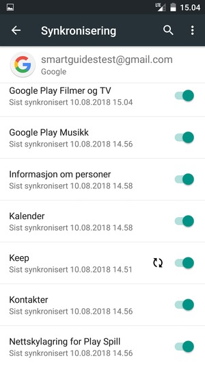 Velg menyknappen