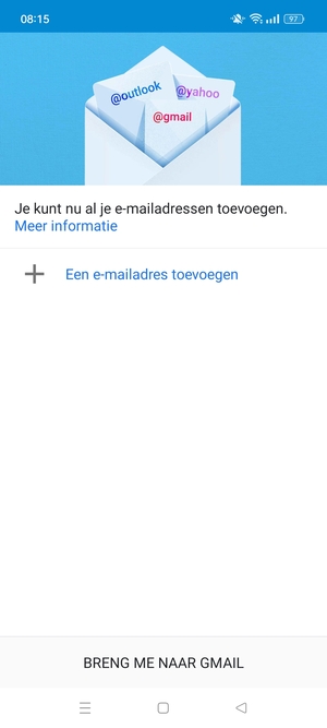 Selecteer Een e-mailadres toevoegen