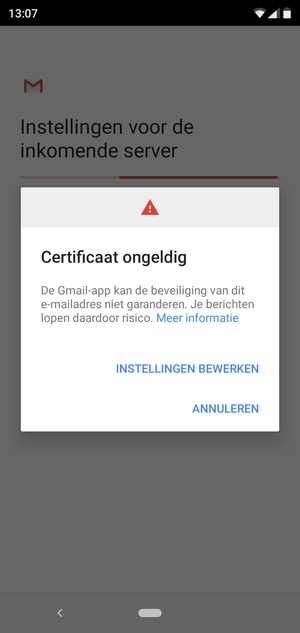 Selecteer INSTELLINGEN BEWERKEN