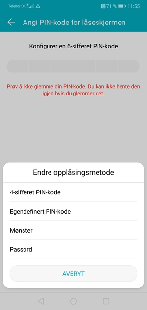 Velg Mønster