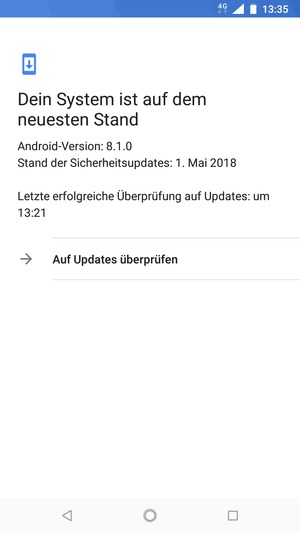 Wählen Sie Auf Updates überprüfen