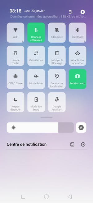 Sélectionnez Auto