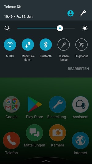 Schalten Sie WLAN und Bluetooth aus