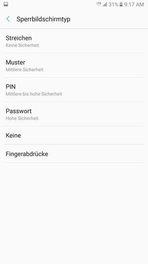 Wählen Sie Muster