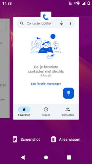 Selecteer Alles wissen om alle actieve apps te sluiten