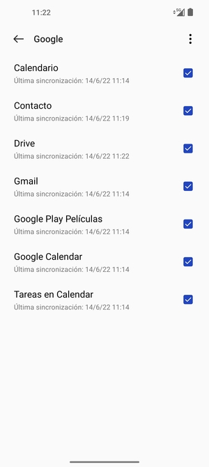 Asegúrese de haber seleccionado Contacto