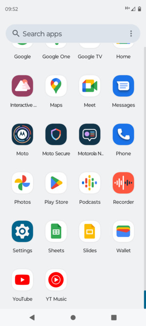 Scroll to and select Settings