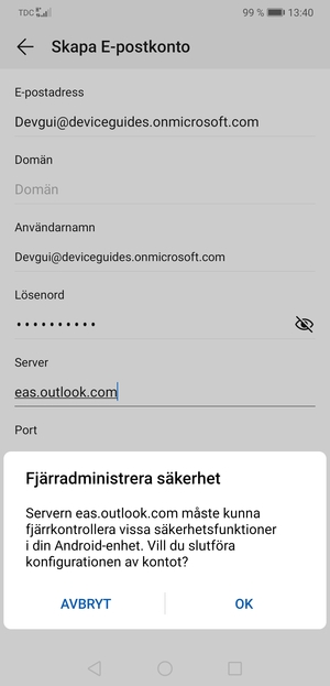 Välj OK