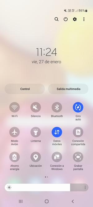 Seleccione Silencio para volver al modo de sonido