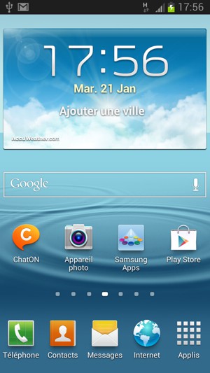 Sélectionnez Applis