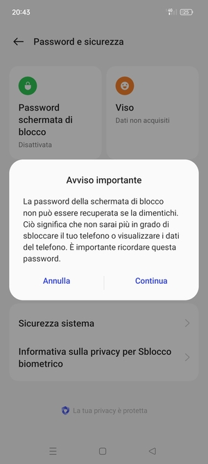 Seleziona Continua