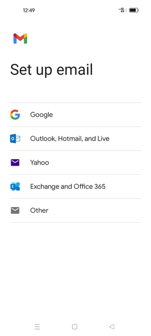 Select Outlook, Hotmail, and Live
