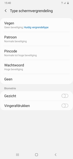 Selecteer Patroon