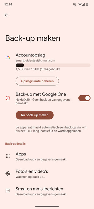 Selecteer Accountopslag