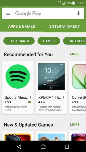 Select the Search bar