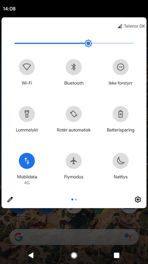 Slå Batterisparing på