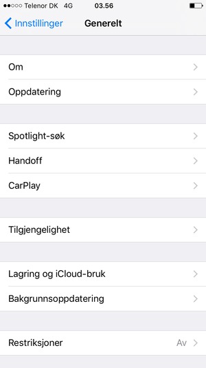Velg Oppdatering