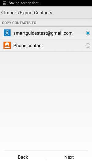 Select your Google account and select Next