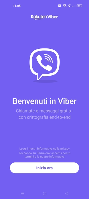 L'app è pronta per l'uso