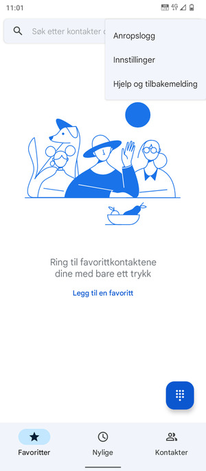 Velg Innstillinger