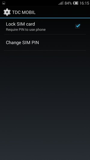 Select Change SIM PIN