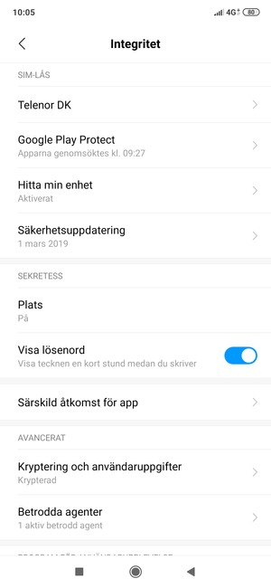 Välj Public