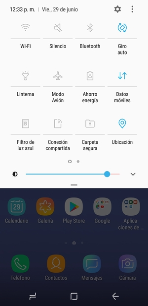Seleccione Silencio para volver al modo de sonido